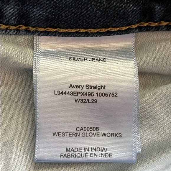 Silver Jeans Avery Straight High Rise Size 32 - Picture 11 of 16